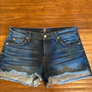 7 for All Mankind Jean Shorts